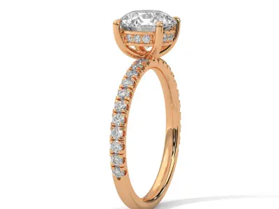 solitaire with detail images and 360 render videos 39 3D print model
