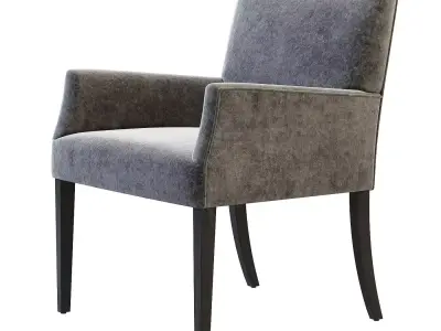 Luz Armchair Low-poly 3D model