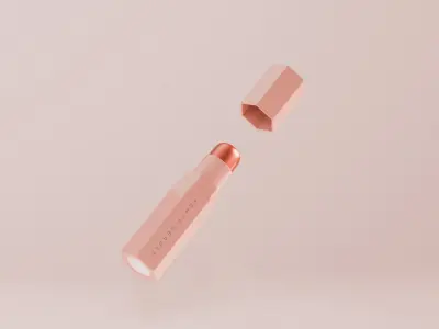 Fenty Beauty Makeup stick Match Stick luxury beauty packaging 3D model