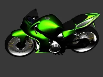 kawasaki ninja 3D model