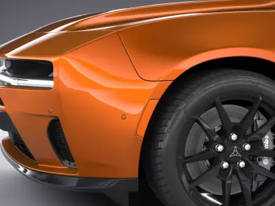 Dodge Charger Scat pack 2026 3D model