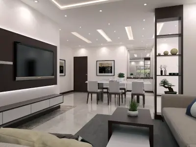 VILLA INTERIOR 3D MODEL 3D model