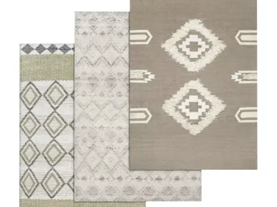 Rug Set 1349 3D model