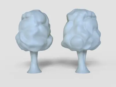 Architecture props - Polygonal Maple Tree 3D print model