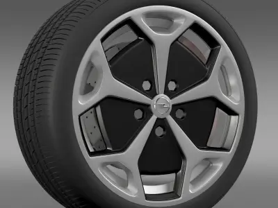 Opel Ampera wheel 3D model