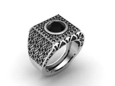 STL 3DM Gents Rings Ready Models Mens Rings 3D print model 3D print model
