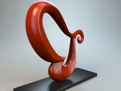 Abstract Figure 3D model 23