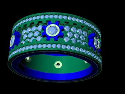 ring turn print 3d file stl 3D print model