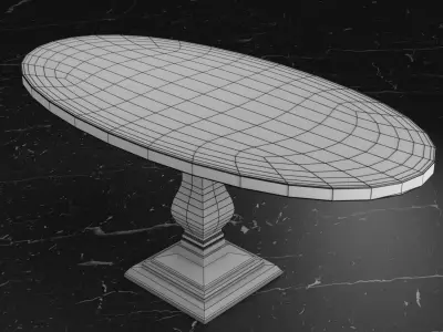 Dining Table 3D model buy