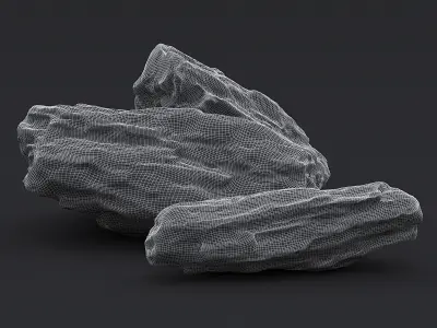 Stone V 3D model