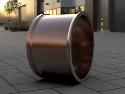 Bronze Black Rhino Stadium Wheel 3D print model