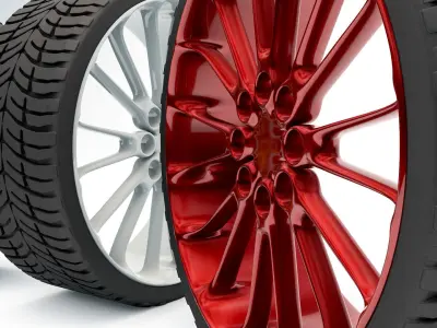 Car Tire 3D model