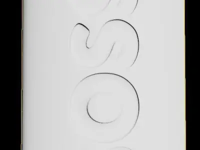 boss perfume bottled absolu 3D model