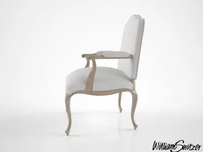 William Switzer French Regency chair 3D model