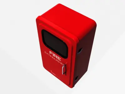 Fire Box Free low-poly 3D model