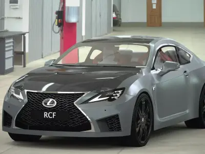 Lexus Low-poly 3D model