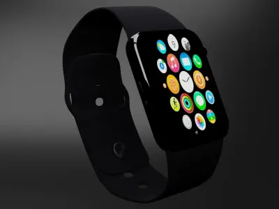 Smart Watch 3D Model 3D model