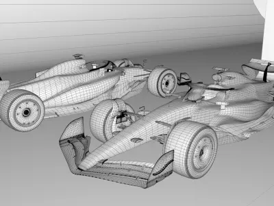 F1 McLaren MCL39 2025 Low-poly 3D model