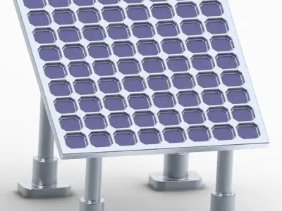 Stylish Solar Panel 3D print model