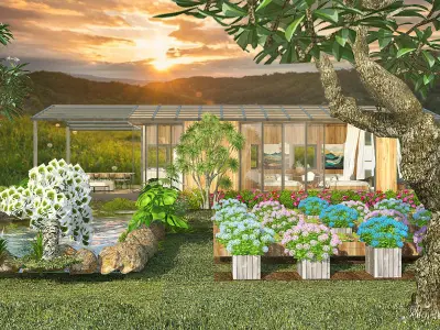 GARDEN HOUSE 3D model