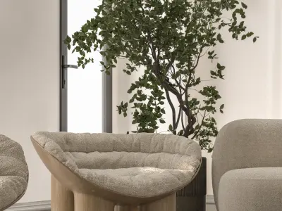 Master living room  3D model