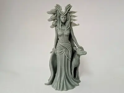 Hecate Goddess Statue  3D print model