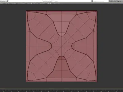 3d wall panel decoration low poly 3d model Low-poly 3D model