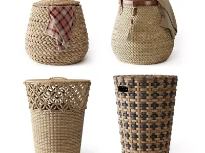Baskets Set 25 3D model