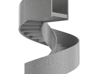 Spiral staircase 17 3D model