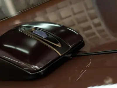 Luxury Desk Mouse 3D model