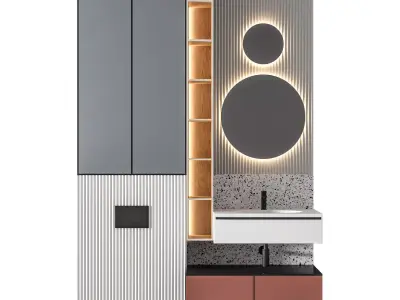 Luxury Bathroom 203 3D model