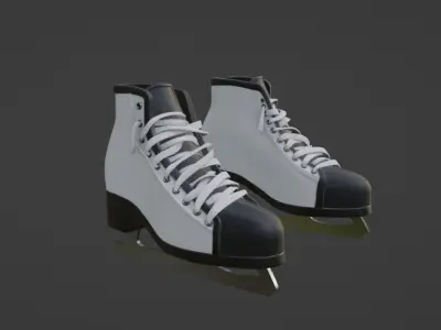 Current Ice Skate Low-poly 3D model