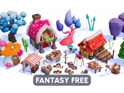 Fantasy FREE Free low-poly 3D model