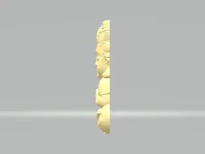 Baby Buddha Pendant 3D print model