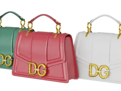 Bags Wardrobe Set BLENDER 3D Model Cycles 3D model