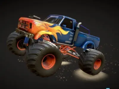 Monster Truck 3D model 3D model
