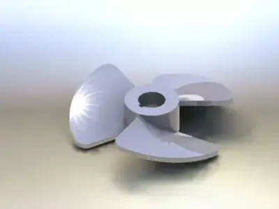 FAN OR TURBINE BLADES 3D print model