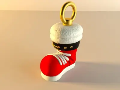 Set of Christams decorations 3D print model