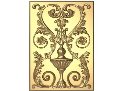  decorative pattern ready for 3D printing 3D model 345