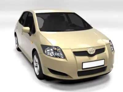 TOYOTA AURIS Low-poly 3D model