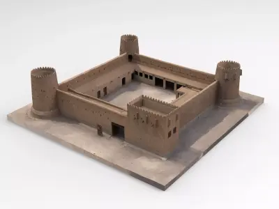 Al-Zubarah Fort  3D 3D print model