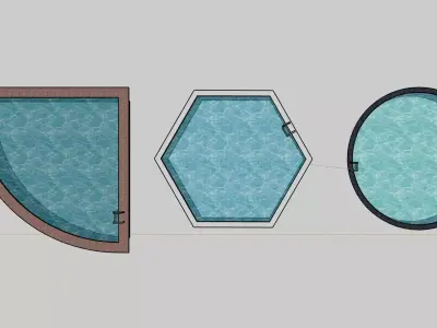 Swimming Pool Pack  Free 3D Model Free low-poly 3D model