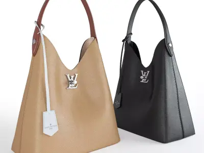 Louis Vuitton Women leather handbag  3D model