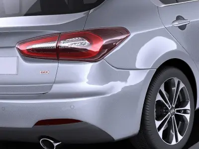 Kia Cerato k3 forte 2016 VRAY 3D model