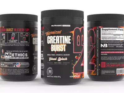 Protein Powder 3D model