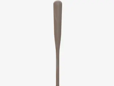 Baseball Bat Set Low-poly 3D model