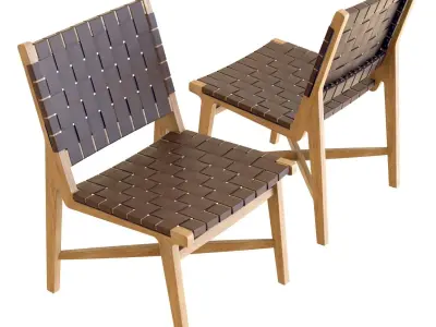 Crate and Barrel -  Taj Dining Chair 3D model