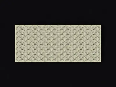 Central decor ornament for furniture 3D model 316