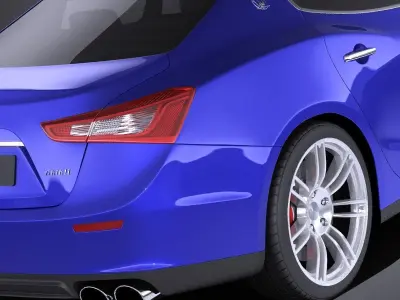 Maserati Ghibli 2016 VRAY 3D model