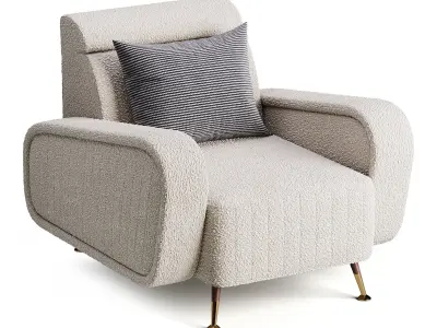 ARMCHAIR HARRISON 3D model